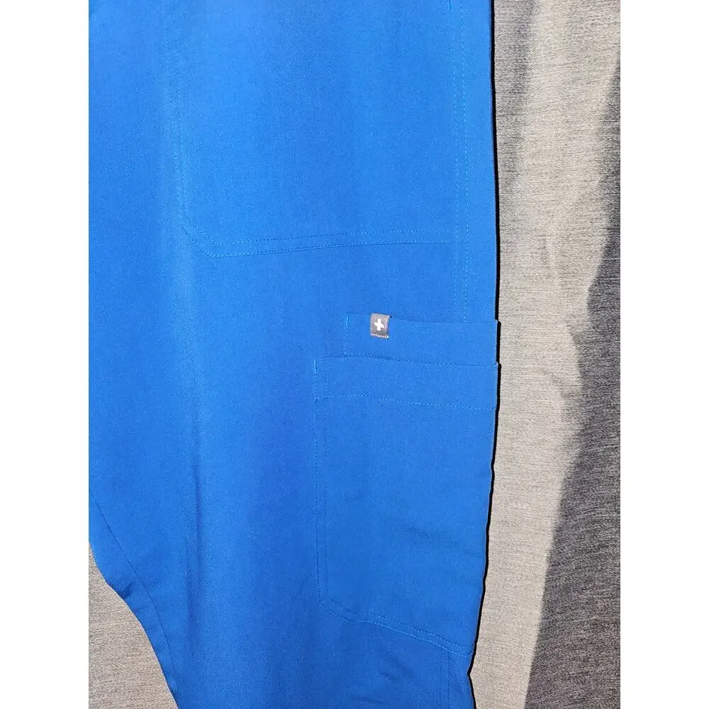 Mens Figs Cairo Cargo Technical Collection Blue Scrub Bottoms Sz XL